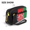 SDEGTHO Flag Of Afghanistan Women Travel Makeup Pouch Makeup Bag For Purse Portable Toiletry Bag Accessories Organizer view 3