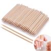 200pcs 4.5 inches (11.4 cm) Orange Wood Nail Sticks Double Sided Multi Functional Cuticle Pusher Manicure Pedicure for Manicure cuticle orange sticks for nails cuticle pusher cuticle pusher view 1