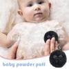 Baby Powder Puff - Soft Skin-Friendly Body Powder Applicator | Portable Round Face Body Puff, Dustproof Powder Puff, Soft Body Powder Puff, Skin-Friendly Makeup Body Powder Puff For Home And Travel view 4