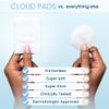 Clean Skin Club Cloud Pads, Ultra-Soft & Thick Face Pads, 100% Organic Cotton Dermatologist-Approved Makeup Remover and Toner Applicator, Sensitive-Skin Safe, 60 Count (Pack of 1) view 4