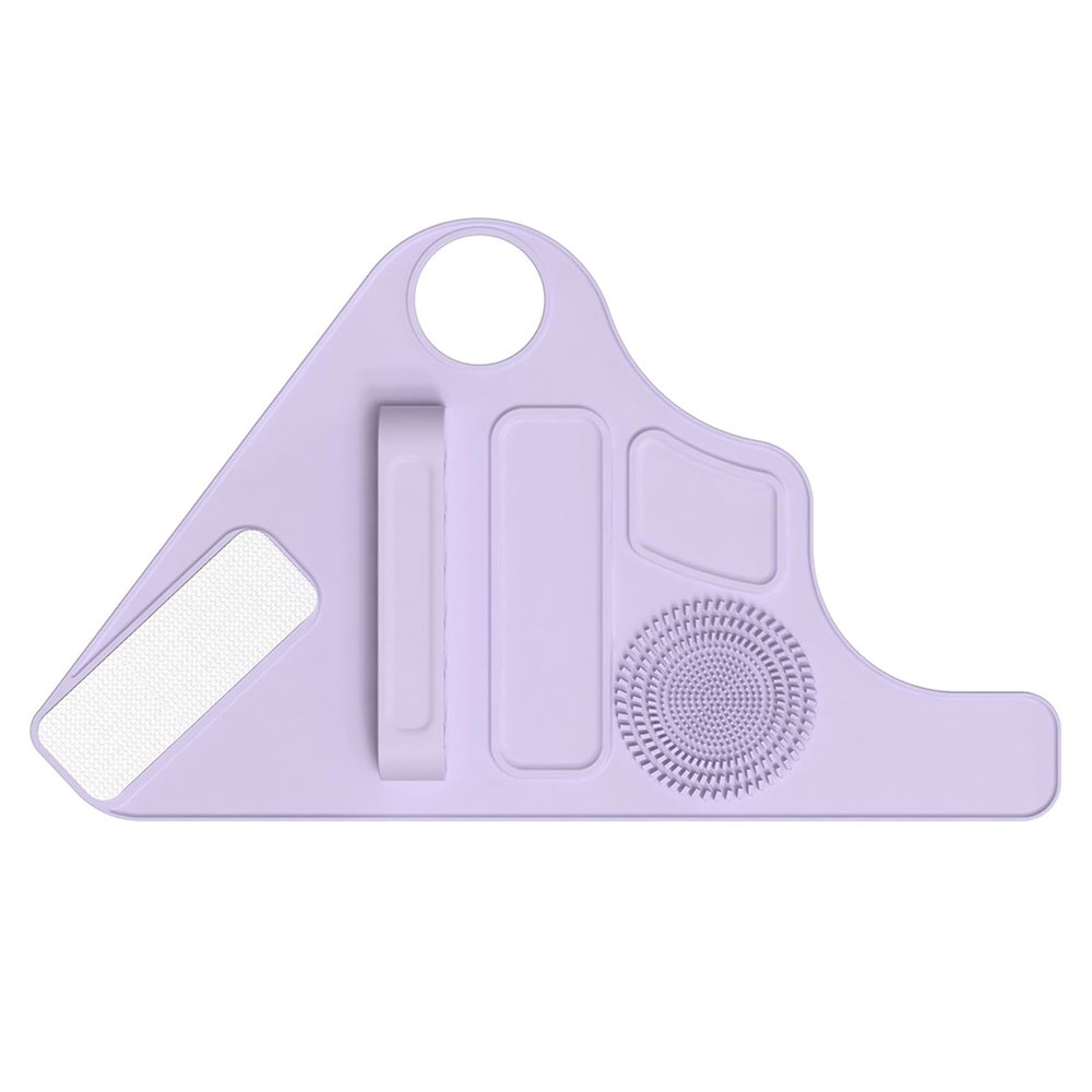 Makeup Mixing Palette Wrist Strap Assistance Tools,Salon Multifunctional Makeup Wrist Strap Set, Silicone Makeup Mixing Palette Wrist Strap, Hand Wrist Makeup Palette (Purple)