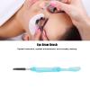 10Pcs Eyebrow Brush Eyelash Comb, 2 in 1 Eyebrow Eyelash Shaper, Double Head Eyebrow Brush Eyelash Makeup Grooming Tool, with Lid Foldable for Separating Lashes, Grooming Brows (Blue) view 3