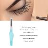 10Pcs Eyebrow Brush Eyelash Comb, 2 in 1 Eyebrow Eyelash Shaper, Double Head Eyebrow Brush Eyelash Makeup Grooming Tool, with Lid Foldable for Separating Lashes, Grooming Brows (Blue) view 4