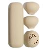 AOA Travel Silicone Makeup Tool Cover Set, Nude view 1