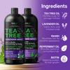 Vanidox Tea Tree Shampoo and Conditioner Set with Lavender and Mint | DHT Blockers | With 100% Pure Tea Tree Oil for Itchy, Dry Scalp | Sulfate & Paraben Free | For Men & Women | 16 fl oz Each view 4