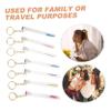 FOMIYES Crystal Eyelash Brush Soft Bristles Lash Applicator Tool Makeup Essentials view 3