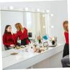 WOONEKY 2pcs Acrylic Organizer Holder Storage Box Lid for Cotton Pads Makeup Storage Box view 4