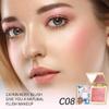 CATKIN Cheek Powder Blush Baked Pink Makeup Blusher Creamy Light Weight Long Lasting Natural Shimmer Finish 10g (C08 Crush) view 3