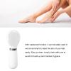 Electric Foot Grinder, Electric Foot Callus Remove Coarse and Fine Grinding Heads, Foot Scrubber File for Cracked Heels, Home and Travel Use (ABS 3) view 3
