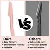 Dermaplaning Tool Kit,Face Razors,Facial Hair Removal for Women Sensitive Skin,Eyebrow Trimmer for Women(3 PCS) view 3