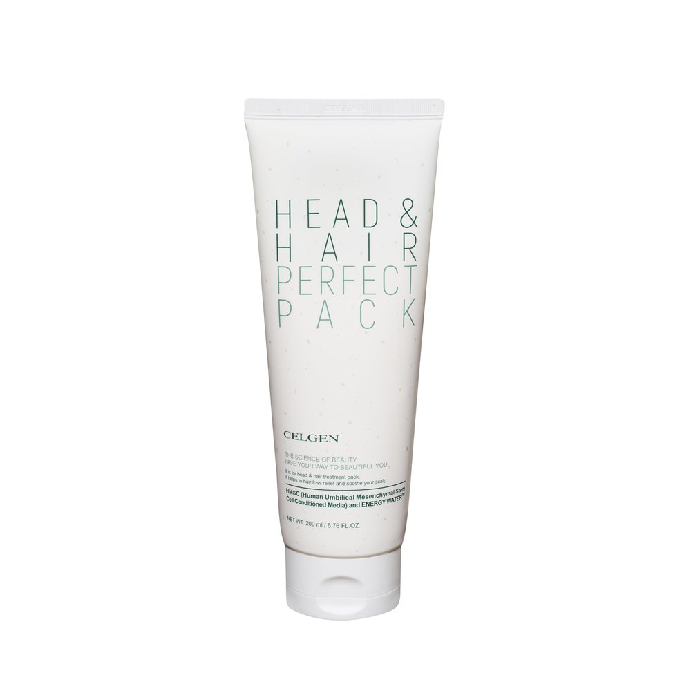 Celgen Head & Hair Perfect Pack  Deep Conditioning Mask for Dry, Damaged or Bleached Strands - Hydrating Hair Mask for Smoothing Frizz and Split Ends with Keratin, Collagen and Ceramides (6.76 fl oz)