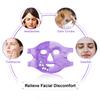 CONBELLA Cold Face Eye Masks Ice Face Mask Hot Cold Compress For Dark Circles, Puffiness, Migraines, Headache, Stress, Redness, Cooling Face Masks For Women Man, Skin Care view 2