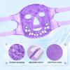 CONBELLA Cold Face Eye Masks Ice Face Mask Hot Cold Compress For Dark Circles, Puffiness, Migraines, Headache, Stress, Redness, Cooling Face Masks For Women Man, Skin Care view 3
