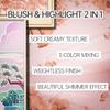 CATKIN Cheek Powder Blush Baked Pink Makeup Blusher Creamy Light Weight Long Lasting Natural flush Finish10g (C09 Midnight) view 3