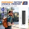 LifeBasis Wireless Tattoo Stencil Printer for Transfer Paper  Portable Thermal Tattoo Printer Rechargeable, Fast A4 Printing, Compatible with iOS/Android/Windows, 30 Sheets & 300 Designs Included view 3