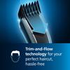 Philips Norelco Hair Clipper 7000 Series, Hair and Beard Trimmer, Precision Dial, PowerAdapt Sensor, Trim-and-Flow, DualCut, DuraPower, 28 Length Settings, 90 Min. Runtime, Model HC7650/40 view 4