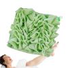2 in 1 Bath Loofah Sponge and Washcloth, Bath Ball Towel Loofah with Drawstring, Shower Sponge for Travel (Green) view 1