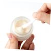 10pcs Boxes Cream Bottle Round Cosmetic Makeup Sample Bottles Storage Container Containers for Lotion Body Lotions Glass with Lid White Small Container Wood Grain Travel Glass and/889 view 3