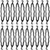20 Pcs Plastic Hair Bun Maker, Durable Twist Shaper Hair Donuts for DIY Styling, Lightweight and Reusable Holders for All Ages view 1