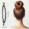 20 Pcs Plastic Hair Bun Maker, Durable Twist Shaper Hair Donuts for DIY Styling, Lightweight and Reusable Holders for All Ages view 2