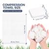 Fcaeon Disposable Face Towels 50 Count Compressed Towel Tablets 129 Inch Washcloths for Men Skincare Cleansing Hotel Stay Vacation Daily Use Gym Fitness Travel Essentials Outdoor Sports Cloths (Blue) view 3