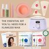KOTAMU Waxing Kit for Women & Men, Wax Warmer for Hair Removal, Digital Wax Kit with SiliconePotIdeal for Face Eyebrow Arm Legs Armpit &Sensitive Skin, Purple Waxing Machine With 44 Accessories view 3