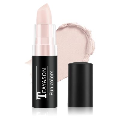 FIVEFULU Nude Pink Face Body Paint Stick, Matte Nude Pink Lipstick Eye Black Stick Face-Paint Make Up, Long Lasting Waterproof Makeup for Halloween SFX Stage Costume Cosplay Makeup