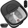 BEAUMOI Foot Spa Collapsible, Foot Bath Massager with Heat, Remote, Timer, and 24 Motorized Shiatsu Massage Balls, Foot Soaking Tub Supports Hot/Cold Water Soaking- BA03H view 1