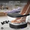 BEAUMOI Foot Spa Collapsible, Foot Bath Massager with Heat, Remote, Timer, and 24 Motorized Shiatsu Massage Balls, Foot Soaking Tub Supports Hot/Cold Water Soaking- BA03H view 2