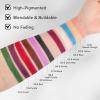 FIVEFULU Red Face Body Paint Stick, Matte Lipstick Eye Black Stick Face-Paint Make Up, Long Lasting Waterproof Red Makeup for Halloween Zombie Clown Vampire Joker Devil Costume Cosplay Makeup view 3