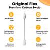 TerpTitans Original Flex  Flexible Cotton Swabs, 400 Count  Spiral Tip For Max Absorption and Fine Point Tips For Tight Spaces | Zero Plastic Packaging | 2-Pack view 2