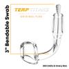 TerpTitans Original Flex  Flexible Cotton Swabs, 400 Count  Spiral Tip For Max Absorption and Fine Point Tips For Tight Spaces | Zero Plastic Packaging | 2-Pack view 3