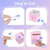 2 Boxes Disposable Eyebrow Tattoo Plastic Wrap with Ergonomic Slicer, Premium Transparent Preservative Film Roll Perfect for Lip Blush, Eyebrow Lamination Lash Lift Permanent Make Up Cling Cover view 3