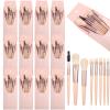 12 Sets Travel Size Makeup Brushes Set Mini Face Make up Brushes Brushes Bag for Makeup Party Favors Wedding Bridal Shower Bridesmaid Gift Favors Bachelorette Party Gift view 1
