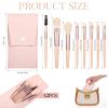 12 Sets Travel Size Makeup Brushes Set Mini Face Make up Brushes Brushes Bag for Makeup Party Favors Wedding Bridal Shower Bridesmaid Gift Favors Bachelorette Party Gift view 2