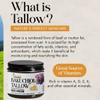 Beef tallow face cream with 2% Bakuchiol oil- Handmade NON GREASY anti aging tallow for skin- face moisturizer, Natural retinol- eczema cream, anti wrinkle, fine lines (Frankincense) view 2