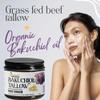 Beef tallow face cream with 2% Bakuchiol oil- Handmade NON GREASY anti aging tallow for skin- face moisturizer, Natural retinol- eczema cream, anti wrinkle, fine lines (Frankincense) view 4
