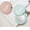 Andisijq Personalized Compact Mirror for Women,Custom Engraved Compact Mirror,Travel Makeup Mirror Handheld Small Mirror,Pocket Mirror,Custom Gift for Bridesmaid Friend,Wedding Favors (1pcs) view 4
