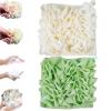 2 in 1 Soft Washcloth Loofah Combo, Bath Ball Towel Loofah with Drawstring (2pcs-A) view 1