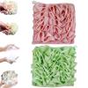 2 in 1 Soft Washcloth Loofah Combo, Bath Ball Towel Loofah with Drawstring (2pcs-E) view 1