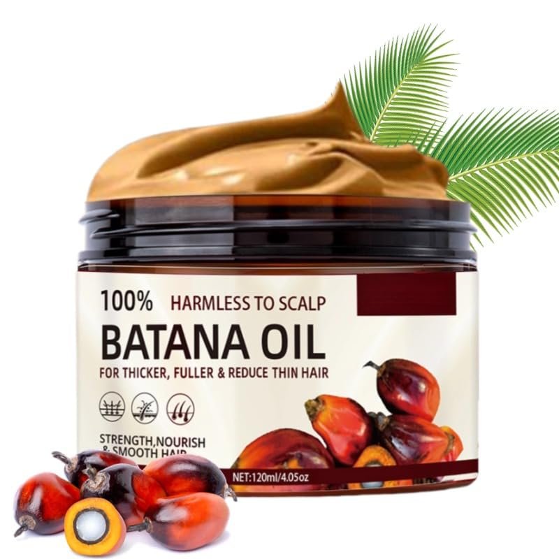 Dr. Sebi Batana Oil for Hair Growth, 100% Natural & Organic, Prevents Hair Loss & Restores Scalp (1Pcs)