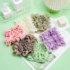 2 in 1 Soft Washcloth Loofah Combo, Bath Ball Towel Loofah with Drawstring (6pcs) view 3