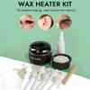 Mini Waxing Kit with Wax Warmer for Hair Removal  Versatile Hard Wax Melter for Ear and Nose Hair Removal, Compact 8ml Set for Women and man, Easy to Carry Wax Kit (White) view 4
