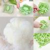 2 in 1 Soft Washcloth Loofah Combo, Bath Ball Towel Loofah with Drawstring (2pcs-B) view 2