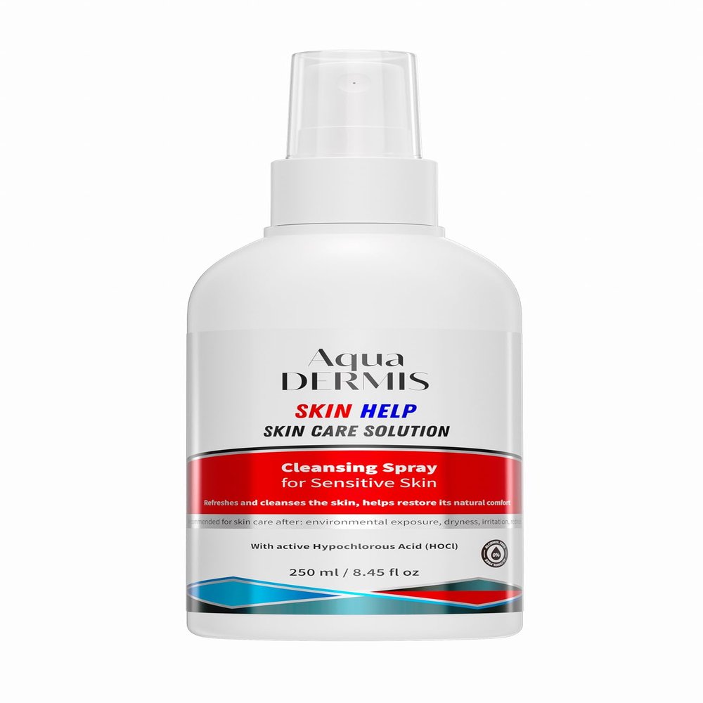 AquaDermis Skin Help Wound Therapy Spray, 8.45 fl oz/ 250ml, Electrochemical Activated HOCl
