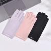 KADS UV Gloves for Nail Lamp,Professional UPF100+ UV Gloves for Manicures Nail Art,Fingerless Shield Skin from The Sun and Lamp (Pink) view 4