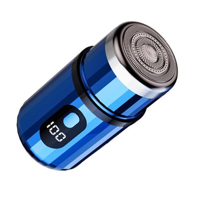 Shaver Powerful Floating Travel Shaver Grooming Men Electric Shaver Body Shaver Shaving Machine(Blue)