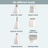 Trimmer for Women Waterproof Electric Razro 6 in 1 Shaver Set Hair Trimmer Body Shaver for Nose Eyebrows(Red) view 3