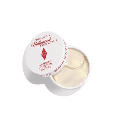 Charlotte Tilbury Hollywood Skin Secrets Under Eye Patches - Radiance-Boosting Lift Effect Eye Patches for Puffy Eyes & Dark Circles - Infused with Non-Slip & Non-Drip Cooling Hydrogel Cushion
