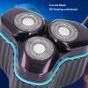 3D Electric Trimmer for Men with Triple Net Magnetic Cutter, High Power Motor, Portable USB Charging for Wet Dry Shaving view 2